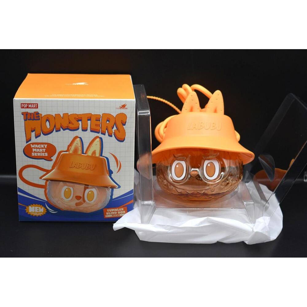 Pop Mart The Monsters Labubu Wacky Mart Series Honey Orange Tumbler Cup  (A6)